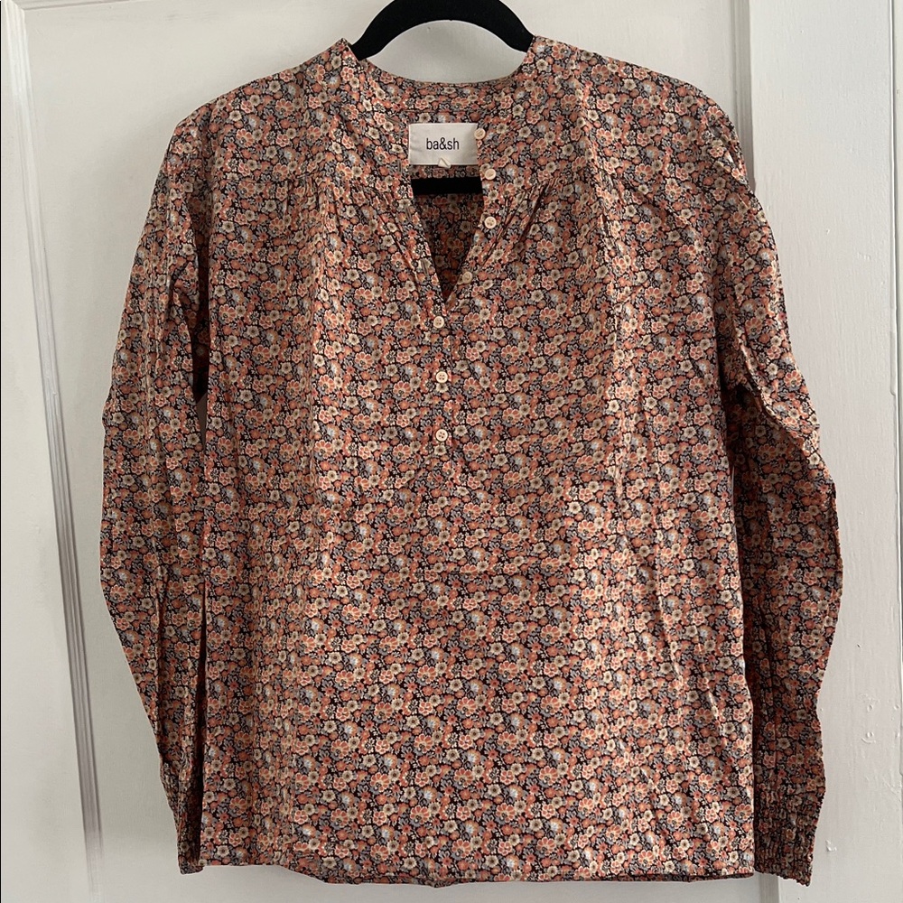 ba&sh Women's Freda Floral Print Blouse